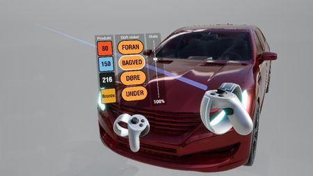 VR Product viewer for car supplier